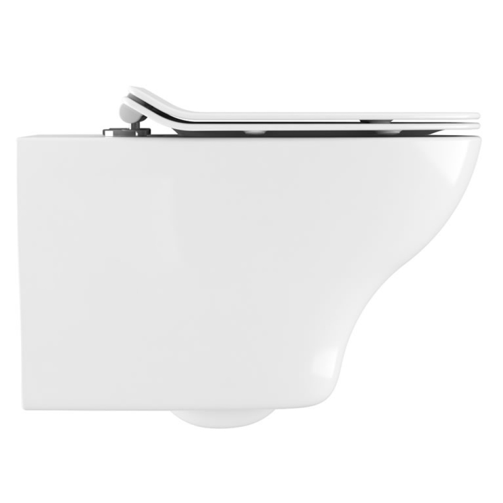 Cutout image of Crosswater Kai Gloss White Wall-Hung Toilet